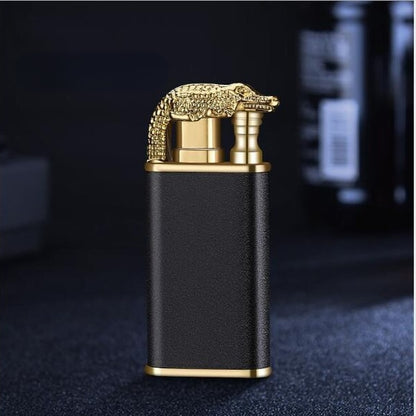 Animal detailed designed double-flamed lighters