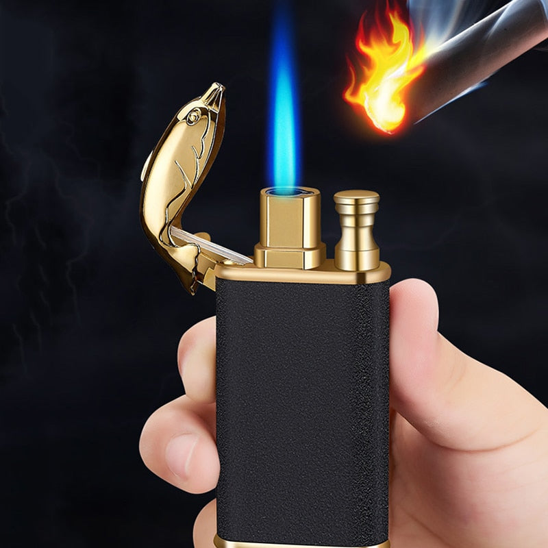 Animal detailed designed double-flamed lighters