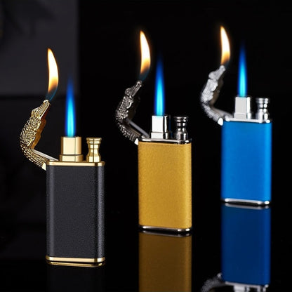 Animal detailed designed double-flamed lighters