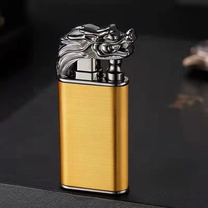 Animal detailed designed double-flamed lighters