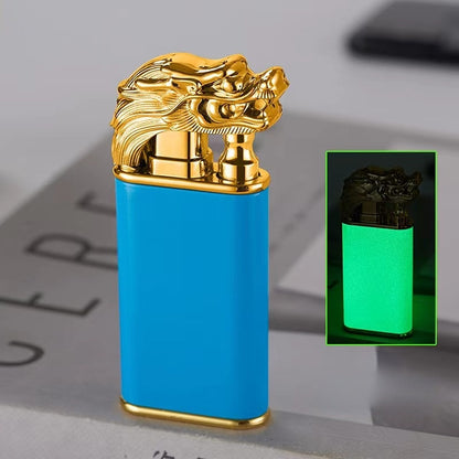 Animal detailed designed double-flamed lighters