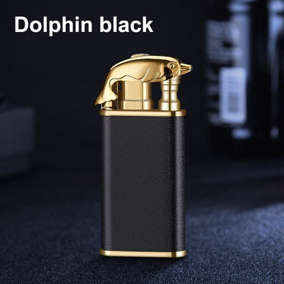 Animal detailed designed double-flamed lighters