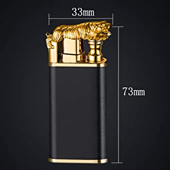 Animal detailed designed double-flamed lighters